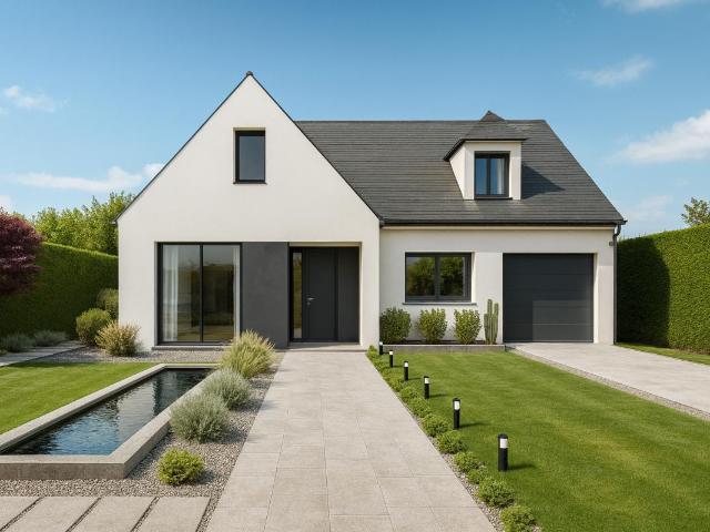 Modèle maison 90 m²