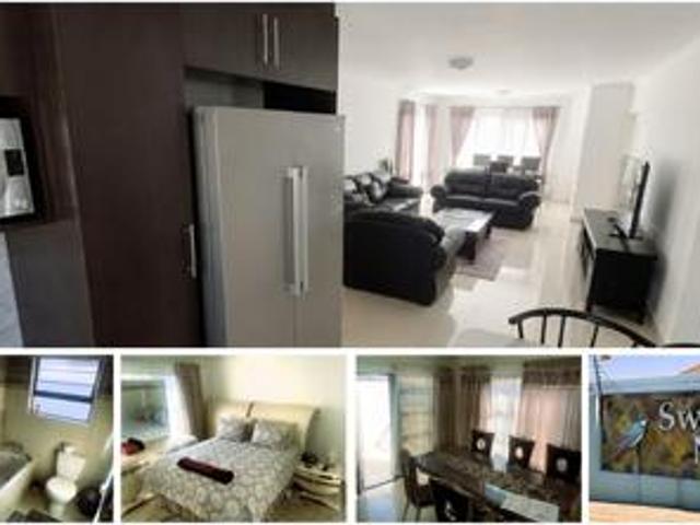 modern 3 bedroom townhouse in secure.