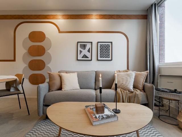 Modern 1 Bedroom Apartment with AC and Smart Home Features in Orense Street, Madrid Amsterdam Apartments for Rent