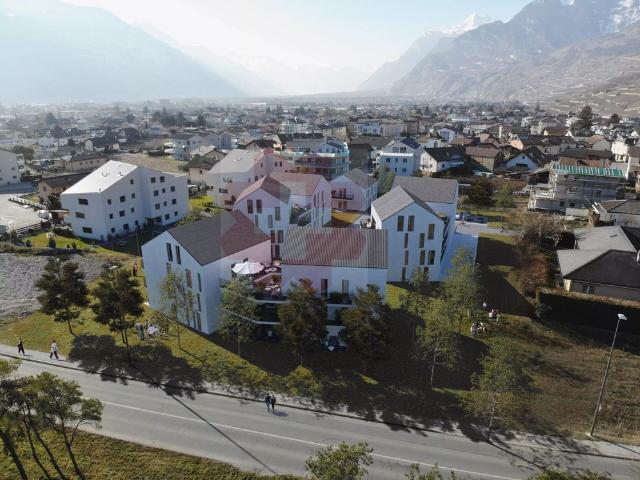 Modern 1 Bedroom Apartment with Balcony in Conthey
