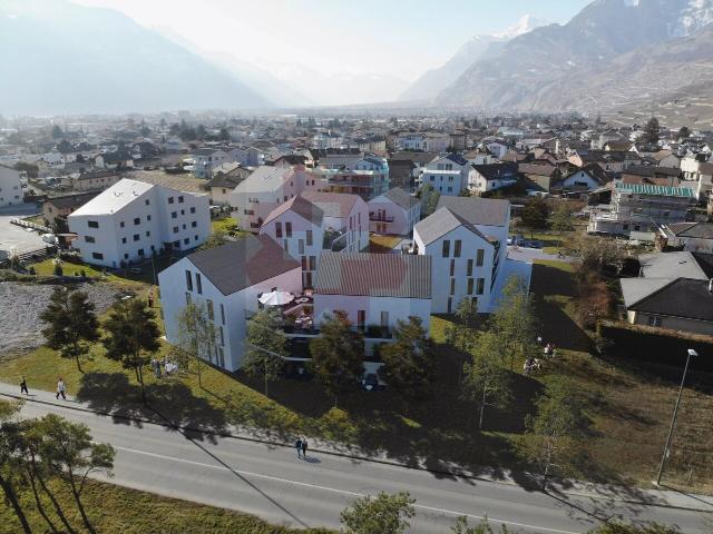 Modern 1 Bedroom Apartment with Balcony in Conthey