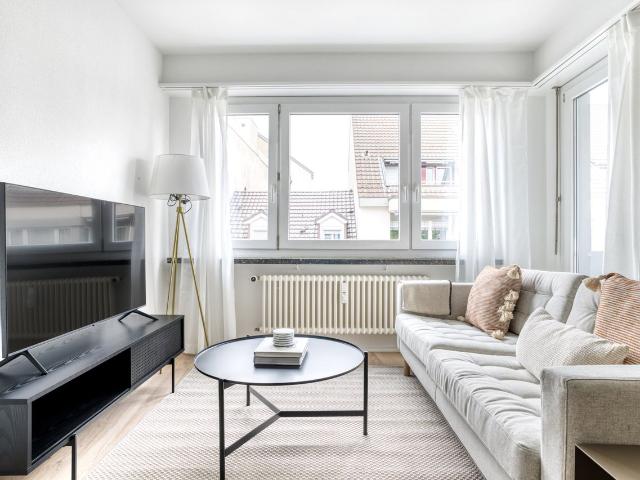 Modern 1 Bedroom Apartment with Balcony in Basel Iselin, Basel Amsterdam Apartments for Rent