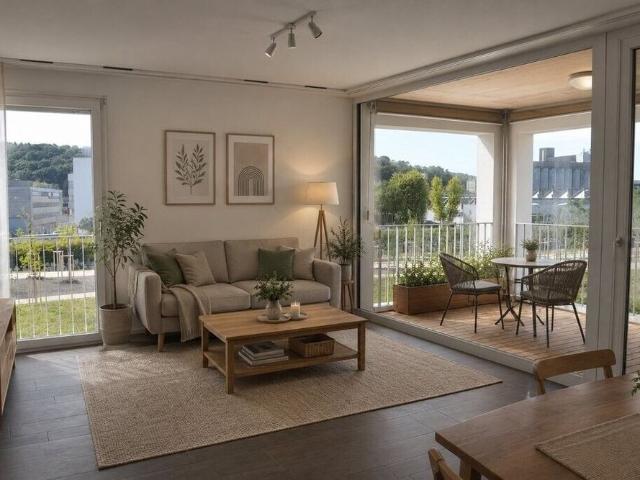 Modern 2.5 room apartment with a direct view of the Schüssinsel