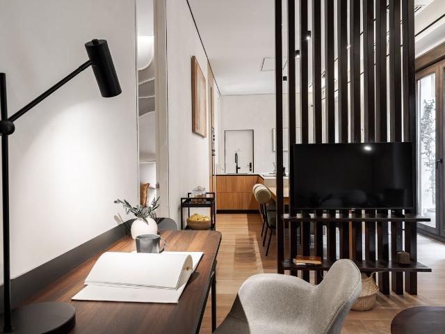 Modern 2 Bedroom Apartment with Designer Furniture and AC in Conde Romanones, Madrid Amsterdam Apartments for Rent