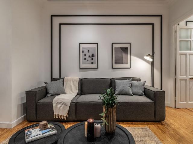 Modern 2 Bedroom Apartment with Designer Furniture on Ibiza Street, Madrid Amsterdam Apartments for Rent