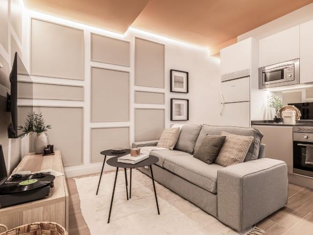 Modern 2 Bedroom Apartment with Designer Finishes and Full AC in Bretón de los Herreros, Madrid Amsterdam Apartments for Rent