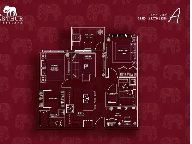 Modern 2 Bedroom + Den Condo with Underground Parking in Skyview Ranch IP054