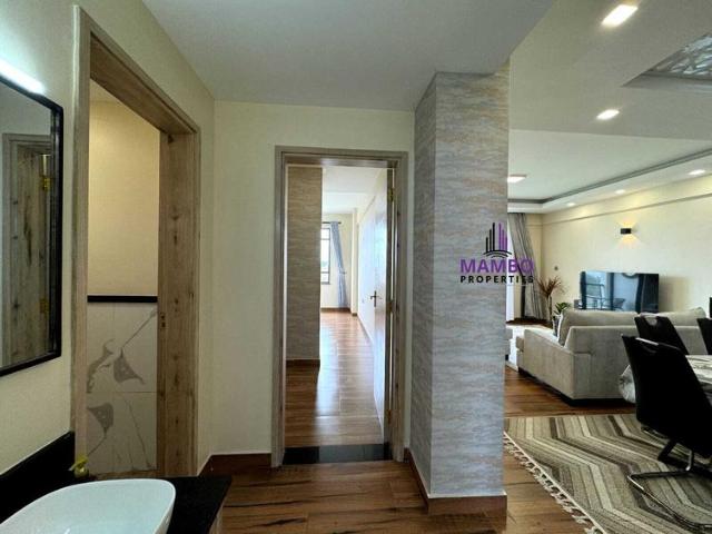 Modern 2 bedroom furnished and serviced apartment for rent in Kileleshwa