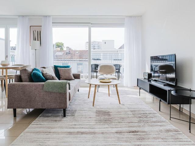 Modern 2 Bedroom Furnished Apartment in Am Ring, Basel Amsterdam Apartments for Rent