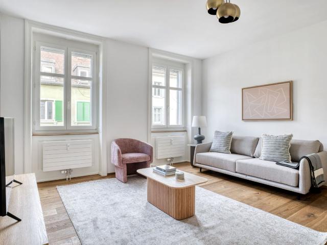 Modern 2 Bedroom Furnished Apartment in Basel Matthäus, Basel Amsterdam Apartments for Rent
