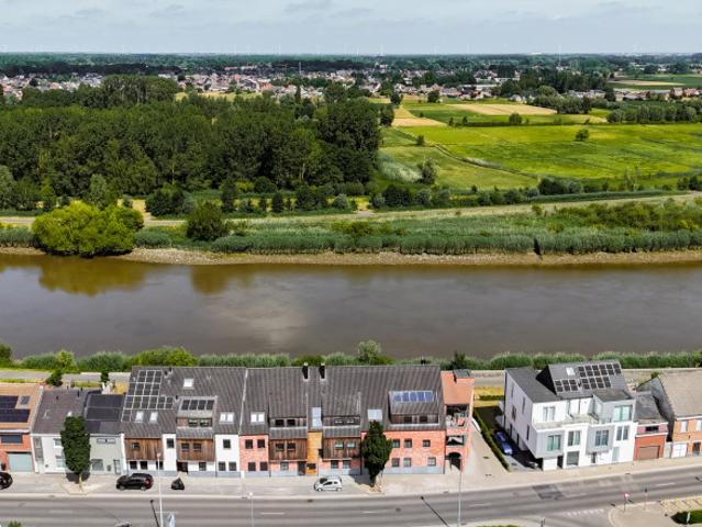 Modern 2 slpk appartement met magnifiek zicht op de Schelde