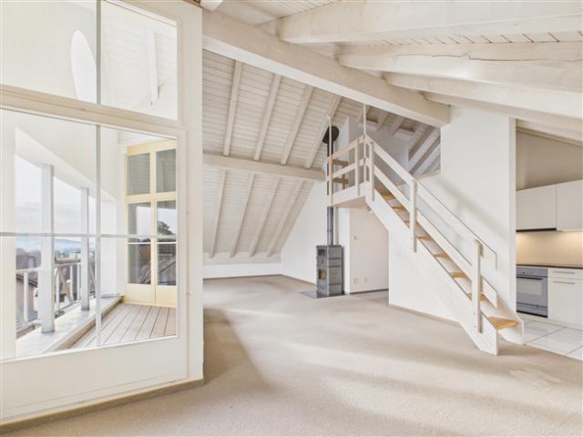 Modern 4.5 Zimmer Dachwohnung mit Weitblick in Wigoltingen