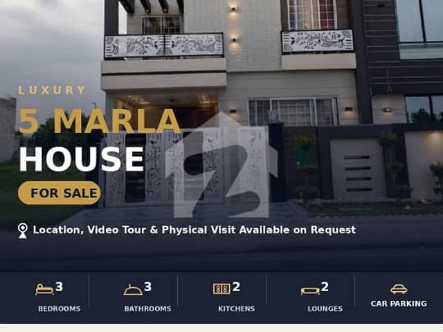 Modern 5 Marla House For Sale In Bahria Orchard Prime Location