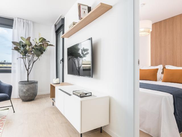 Modern apartment with terrace in exclusive complex with pool