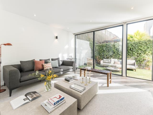 Modern four bedroom villa with pool and private garden in Valdemarín