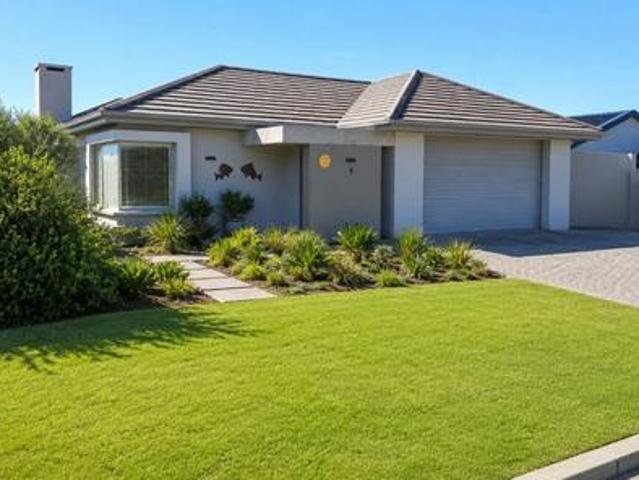 modern family home in secure estate