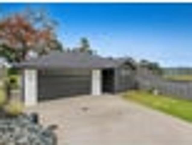 Modern home with rural views