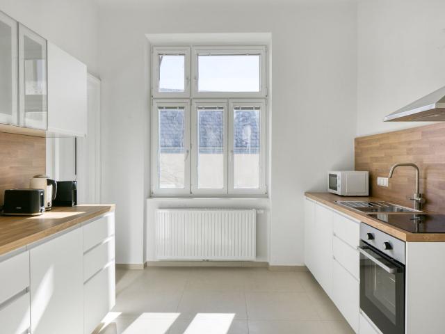 Modern Josefstadt 2BR w/ Elevator, near Volksgarten + U2, Vienna Amsterdam Apartments for Rent