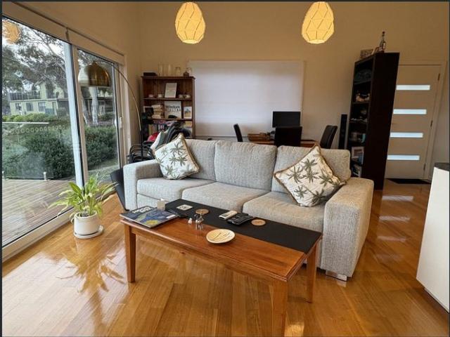 Modern one bedroom with mountain and river views
