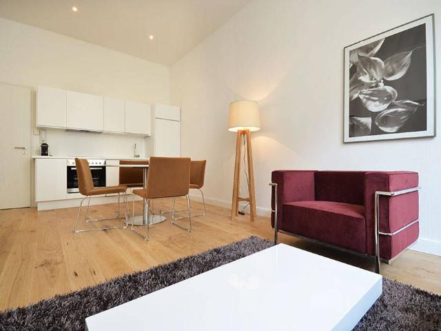 Modern short term city apartment with 1 bedroom in Frankfurt close to Römerberg in great inner city location