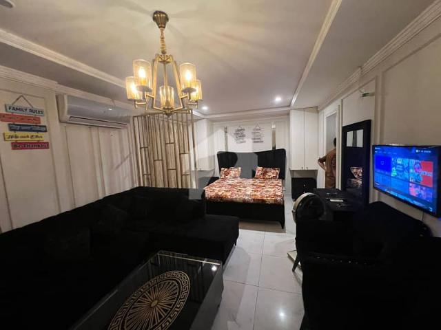 Modern Studio Fully Furnished Apartment For Rent | Iqbal Block, Bahria Town Lahore