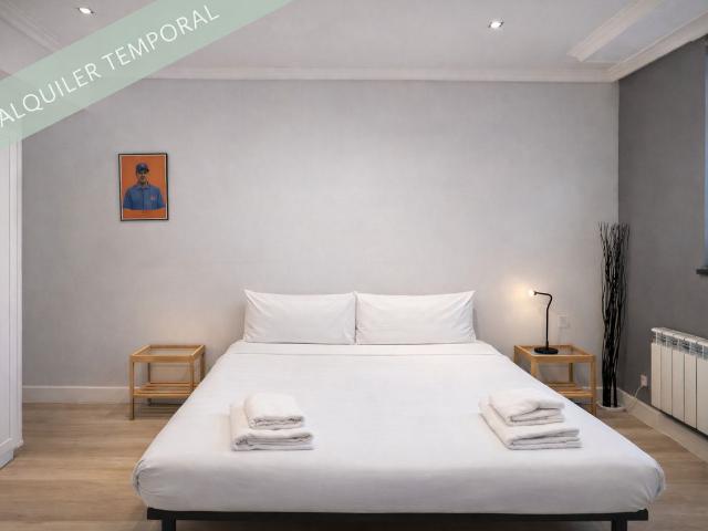 Modern Private Room with Shared Bathroom & Shared Terrace in Central Madrid, Madrid Amsterdam Apartments for Rent