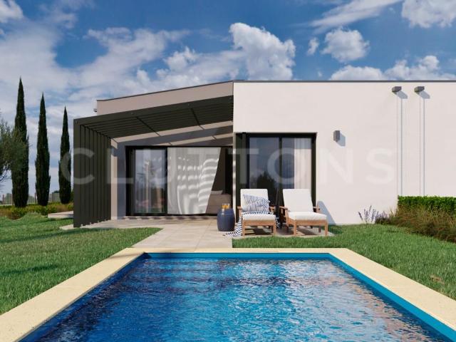 Moderna Moradia Geminada com 2 Quartos, inserido num Golfe R. 80m² Silves
