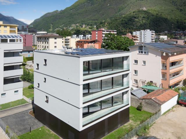 Moderna casa plurifamiliare con 3 unità da 3.5 locali a Bellinzona