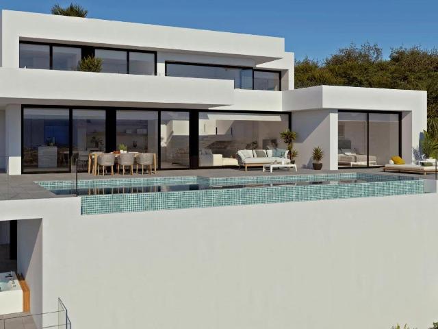 Moderna villa de nueva construcción con vistas al mar en ven. 278m² Benitachell