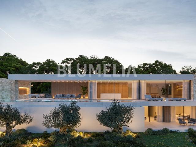 Moderna villa de lujo a 900 metros del mar en venta en Morai. 300m² Moraira