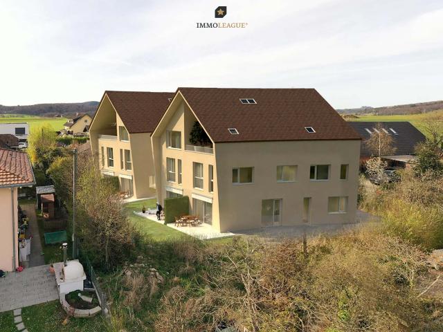Moderne Neubau Gartenmaisonette Wohnung in unmittelbarer Rheinnähe