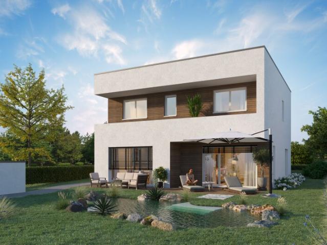 NEUBAU in Wilhering Reith, exklusives Einfamilienhaus mit großer Garage in wunderschöner Grünruhelage