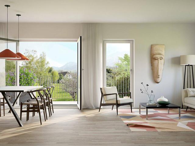 Moderne, barrierefreie EG Wohnung in Micheldorf Erstbezug mit Garten & Terrasse für 425.000,00 €!