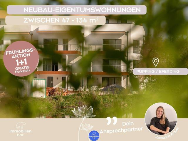 Jetzt einziehen! Moderne Neubaueigentumswohnung in Pupping