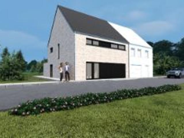 Moderne halfopen woning nieuw te bouwen