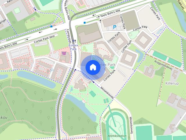 Moderne lejebolig i Odense M med fælles tagterrasse perfekt til den studerende/delebolig