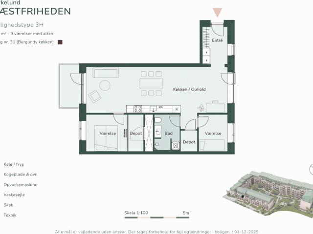 Moderne lejeboliger i Gæstfriheden