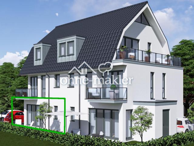 Moderne provisionsfreie EG Wohnung mit Garten, Carport, in zentralnaher Lage von Bad Zwischenahn