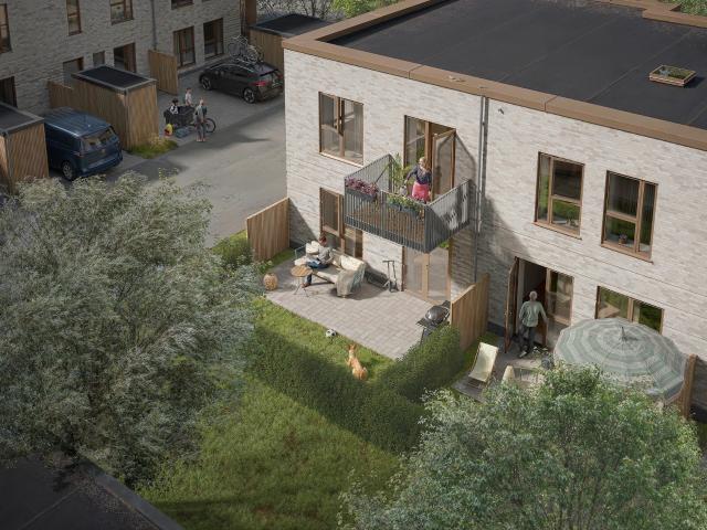 Moderne rækkehus med 4 værelser i Taastrup