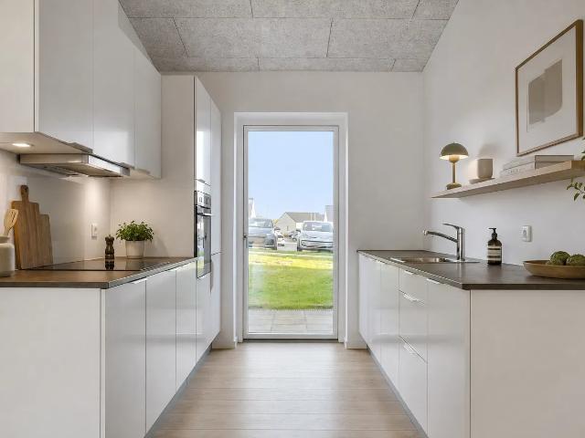 Moderne rækkehus på 98 m² med 3 værelser i Grejs