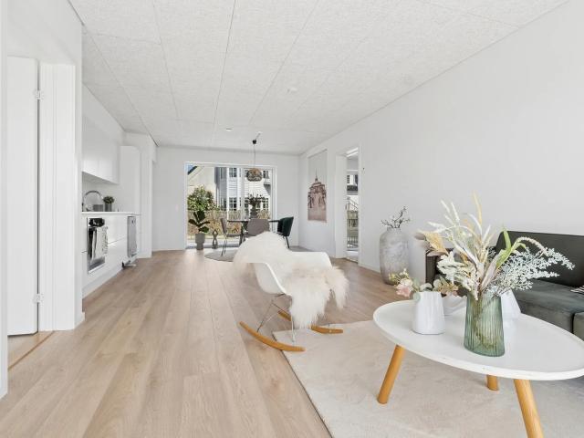 Moderne rækkehuse med terrasse i Kregme