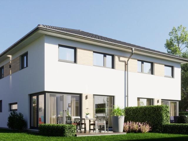 moderne Stadthaushälfte in zentraler Lage von Sasel