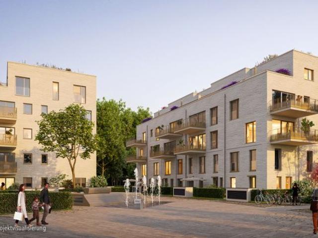 Moderne Stadtwohnung mit Garten