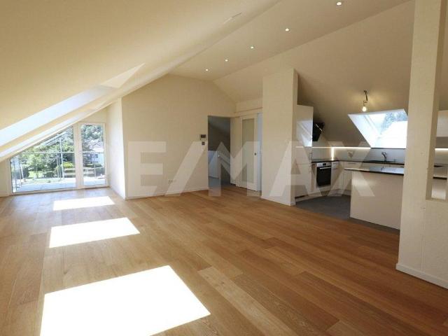 Moderne, sonnenverwöhnte 3.5 Zimmer Dachwohnung mit Charme in Münchenstein | dreamo. Ch