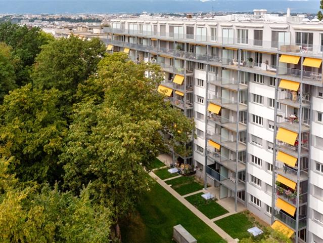 Moderne Unterkünfte im Stadtteil Champel