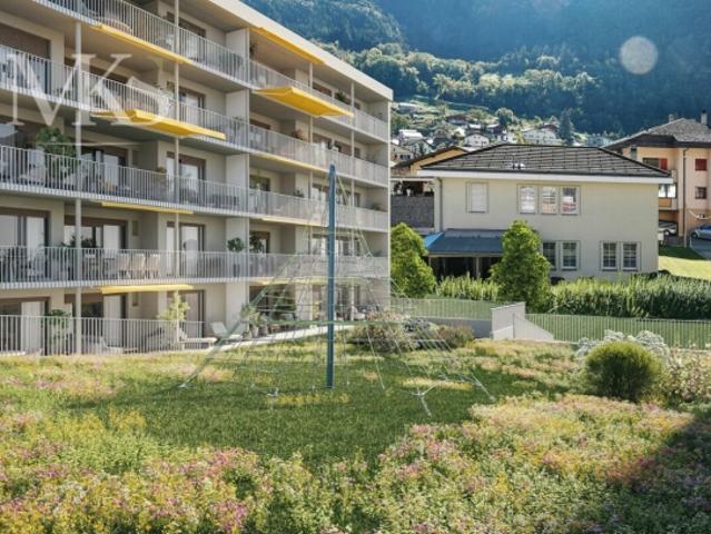 Moderne 1.5 Zimmer Neubauwohnung mit zeitgemässem Komfort in Visp