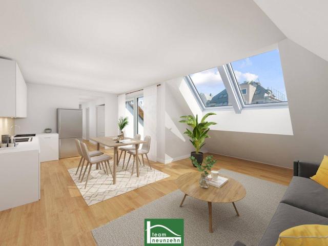 Moderne 2 Zimmer DG Wohnung mit Terrasse in 1220 Wien – Erstbezug auf Eigengrund!