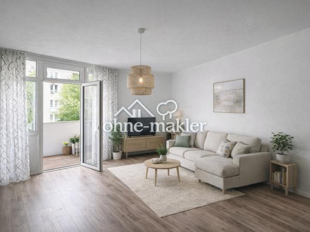 Moderne 2 Zimmer Wohnung mit Balkon in gepflegter Lage