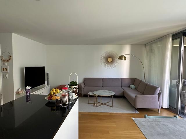 Moderne 3,5 Zimmer Wohnung mit Südwest Balkon nahe Stadt und Rhein