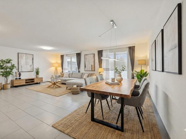 Moderne 3.5 Zimmer Eigentumswohnung mit Lift und grossem Balkon in Trimbach